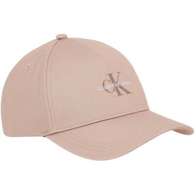 Zubehör Calvin Klein Monologo Print Cap in Beige Creme Einheitsgröße Zubehör Calvin Klein Monologo Print Cap in Beige Creme Einheitsgröße