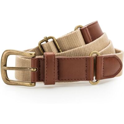 Asquith & Fox Herrengürtel aus Kunstleder und Segeltuch (Khaki) Khaki Einheitsgröße Asquith & Fox Herrengürtel aus Kunstleder und Segeltuch (Khaki) Khaki Einheitsgröße