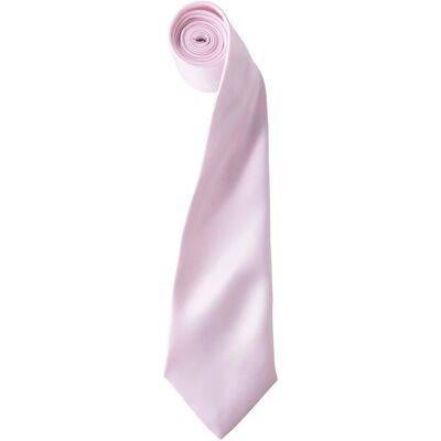 Premier - "Colours" Krawatte für Herren/Damen Unisex (Pink) Rosa Einheitsgröße Premier - "Colours" Krawatte für Herren/Damen Unisex (Pink) Rosa Einheitsgröße