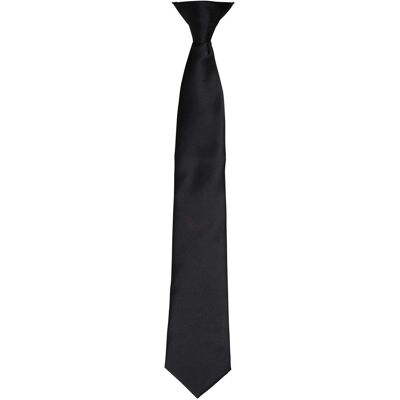 Premier - Krawatte für Herren/Damen Unisex (Schwarz) Schwarz Einheitsgröße Premier - Krawatte für Herren/Damen Unisex (Schwarz) Schwarz Einheitsgröße