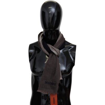 Missoni Echarpe unisexe à franges en laine rayée marron pour hommes, pour envelopper le cou Braun Einheitsgröße Missoni Echarpe unisexe à franges en laine rayée marron pour hommes, pour envelopper le cou Braun Einheitsgröße