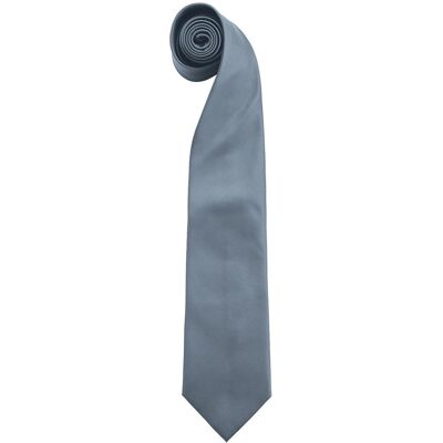 Premier - "Colours Fashion" Krawatte für Herren (Grau) Grau Einheitsgröße Premier - "Colours Fashion" Krawatte für Herren (Grau) Grau Einheitsgröße