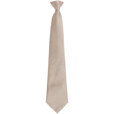 Premier - "Colours Fashion" Krawatte Zum Anklemmen für Herren/Damen Unisex (Khaki) Khaki Einheitsgröße Premier - "Colours Fashion" Krawatte Zum Anklemmen für Herren/Damen Unisex (Khaki) Khaki Einheitsgröße