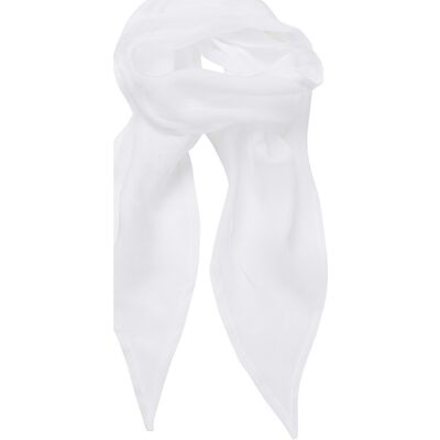 Premier - "Colours" Schal für Herren/Damen Unisex (Weiß) Weiß Einheitsgröße Premier - "Colours" Schal für Herren/Damen Unisex (Weiß) Weiß Einheitsgröße