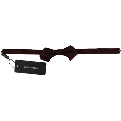 Dolce & Gabbana Men's Purple Dotted Silk Adjustable Neck Papillon Bow tie Lila Einheitsgröße Dolce & Gabbana Men's Purple Dotted Silk Adjustable Neck Papillon Bow tie Lila Einheitsgröße