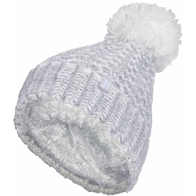 Heat Holders Damen Fleece gefüttert Cuffed Thermal Winter Bommelmütze mit Pom Pom Grau Einheitsgröße Heat Holders Damen Fleece gefüttert Cuffed Thermal Winter Bommelmütze mit Pom Pom Grau Einheitsgröße
