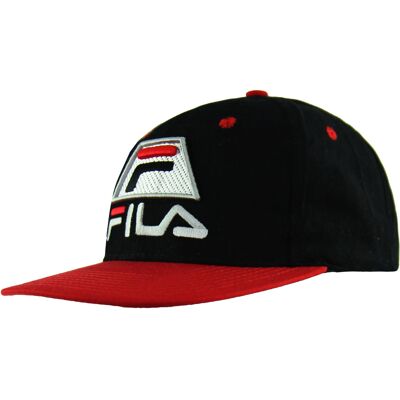 Fila Logo Herren Kappe Schwarz/Rot Rot Einheitsgröße Fila Logo Herren Kappe Schwarz/Rot Rot Einheitsgröße