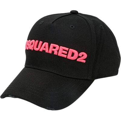 Dsquared2 Schwarze Logo gestickte Cap - Cap Dsquared2 Schwarze Logo gestickte Cap - Cap