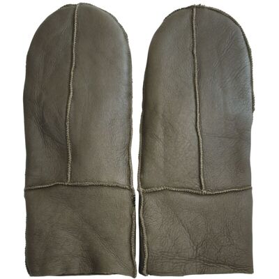 Infinity Leather Grüne warme Handschuhe aus echtem Schaffellleder für Damen Olive S Infinity Leather Grüne warme Handschuhe aus echtem Schaffellleder für Damen Olive S