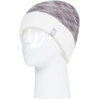 HEAT HOLDERS - Ladies Thermal Knitted Beanie Hat für den Winter Creme Einheitsgröße HEAT HOLDERS - Ladies Thermal Knitted Beanie Hat für den Winter Creme Einheitsgröße