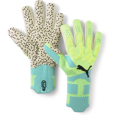 PUMA Unisex FUTURE Ultimate Negative Cut Fußballtorwart-Handschuhe Grün PUMA Unisex FUTURE Ultimate Negative Cut Fußballtorwart-Handschuhe Grün