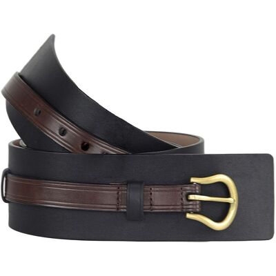 Cole Haan 55mm Herren schwarz/brauner Gürtel Schwarz S Cole Haan 55mm Herren schwarz/brauner Gürtel Schwarz S
