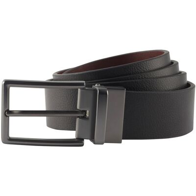 Asquith & Fox Herren Zwei-Wege-Ledergürtel (Schwarz/Braun) Schwarz Einheitsgröße Asquith & Fox Herren Zwei-Wege-Ledergürtel (Schwarz/Braun) Schwarz Einheitsgröße
