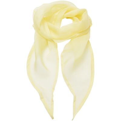 Premier - "Colours" Schal für Herren/Damen Unisex (Zitrone) Gelb Einheitsgröße Premier - "Colours" Schal für Herren/Damen Unisex (Zitrone) Gelb Einheitsgröße