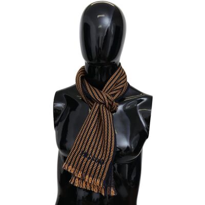 MISSONI ORANGE 100% Laine à motifs de laine Unisexe Wrap Scraf's Scarf Orange Einheitsgröße MISSONI ORANGE 100% Laine à motifs de laine Unisexe Wrap Scraf's Scarf Orange Einheitsgröße