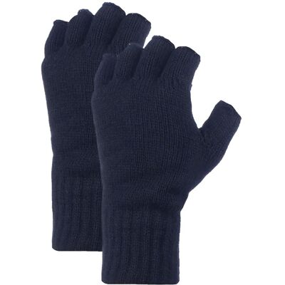 Heat Holders Herren Fingerlose Handschuhe mit thermischem Fleece-Innenfutter Marine Einheitsgröße Heat Holders Herren Fingerlose Handschuhe mit thermischem Fleece-Innenfutter Marine Einheitsgröße