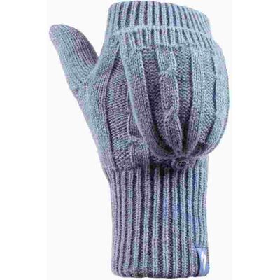 Heat Holders Damen Kabelstrick 2.3 Tog Thermo Winter Fäustlinge mit Umwandel-Funktion Blau/Marineblau Einheitsgröße Heat Holders Damen Kabelstrick 2.3 Tog Thermo Winter Fäustlinge mit Umwandel-Funktion Blau/Marineblau Einheitsgröße