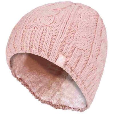 Heat Holders Damen Kabelstrick 3.4 Tog Fleecegefütterte Thermo-Wintermütze Cremefarben Einheitsgröße Heat Holders Damen Kabelstrick 3.4 Tog Fleecegefütterte Thermo-Wintermütze Cremefarben Einheitsgröße