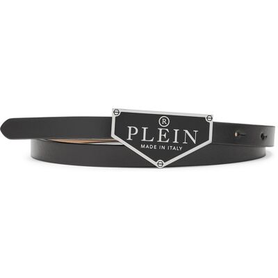 Philipp Plein Gürtel Iconic Plein Schwarz 80cm Philipp Plein Gürtel Iconic Plein Schwarz 80cm