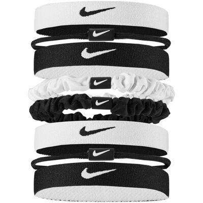 Nike - Haarband Flexibel(8er-Pack) (Schwarz/Weiß) Schwarz Einheitsgröße Nike - Haarband Flexibel(8er-Pack) (Schwarz/Weiß) Schwarz Einheitsgröße