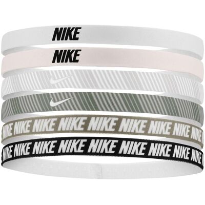 Nike - "Classic" Haarband(6er-Pack) (Weiß/Pink) Weiß Einheitsgröße Nike - "Classic" Haarband(6er-Pack) (Weiß/Pink) Weiß Einheitsgröße