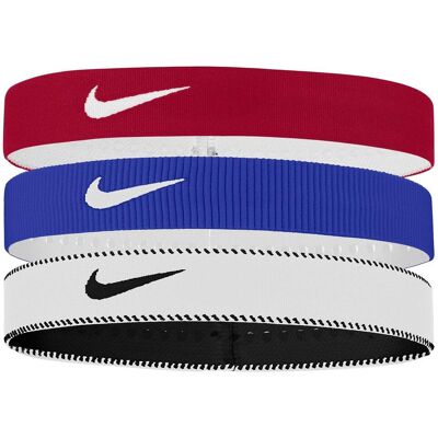 Nike - "Classic" Stirnband Breites Band(3er-Pack) (Rot/Blau/Weiß) Rot Einheitsgröße Nike - "Classic" Stirnband Breites Band(3er-Pack) (Rot/Blau/Weiß) Rot Einheitsgröße