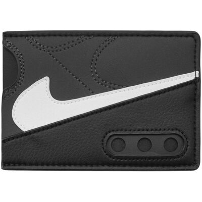 Nike - "Air Max 90" Brieftasche für Karten Ikone (Dunkelgrau) Grau Einheitsgröße Nike - "Air Max 90" Brieftasche für Karten Ikone (Dunkelgrau) Grau Einheitsgröße