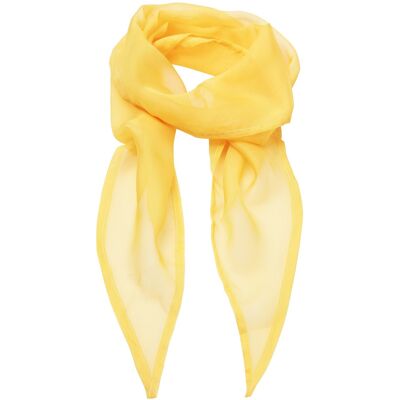 Premier Damen Chiffon-Schal / Chiffon-Halstuch (Sonnenblumengelb) Gelb Einheitsgröße Premier Damen Chiffon-Schal / Chiffon-Halstuch (Sonnenblumengelb) Gelb Einheitsgröße