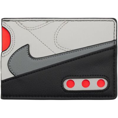 Nike - "Air Max 90" Brieftasche für Karten Ikone (Grau) Grau Einheitsgröße Nike - "Air Max 90" Brieftasche für Karten Ikone (Grau) Grau Einheitsgröße