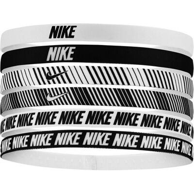 Nike Gedrucktes Flex Classic Stirnband (Packung mit 6) (Weiß/Schwarz) Weiß Einheitsgröße Nike Gedrucktes Flex Classic Stirnband (Packung mit 6) (Weiß/Schwarz) Weiß Einheitsgröße