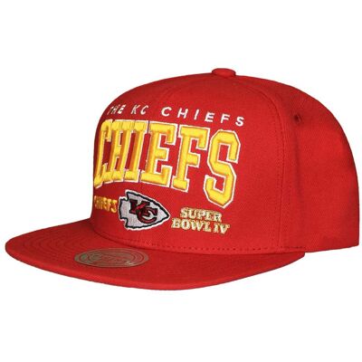 Mitchell & Ness NFL Kansas City Chiefs Champ Stack Cap Rot Einheitsgröße Mitchell & Ness NFL Kansas City Chiefs Champ Stack Cap Rot Einheitsgröße