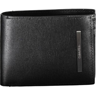 Calvin Klein Lederbrieftasche Schwarz Schwarz Einheitsgröße Calvin Klein Lederbrieftasche Schwarz Schwarz Einheitsgröße