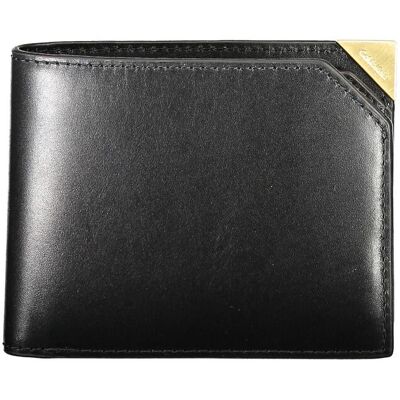 Calvin Klein Leder Wallet Minimalistisches Design Schwarz Einheitsgröße Calvin Klein Leder Wallet Minimalistisches Design Schwarz Einheitsgröße