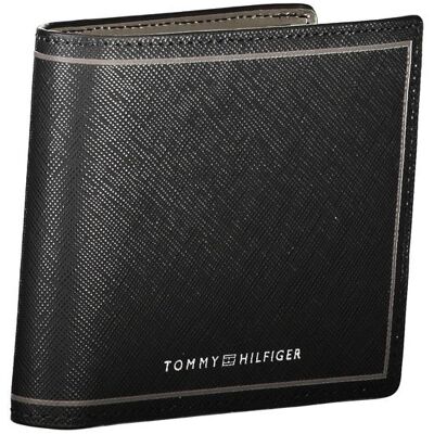Tommy Hilfiger Leder Geldbörse Bifold Geldbörse Schwarz Einheitsgröße Tommy Hilfiger Leder Geldbörse Bifold Geldbörse Schwarz Einheitsgröße