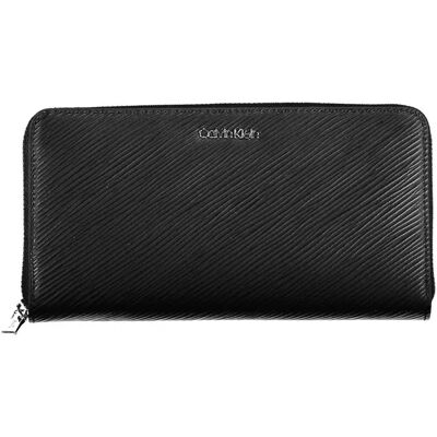 Calvin Klein Langer Reißverschluss Geldbeutel Leder-Style Schwarz Einheitsgröße Calvin Klein Langer Reißverschluss Geldbeutel Leder-Style Schwarz Einheitsgröße