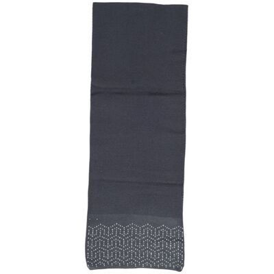 Pieces Strickschal mit geometrischen Details Grau Einheitsgröße Pieces Strickschal mit geometrischen Details Grau Einheitsgröße