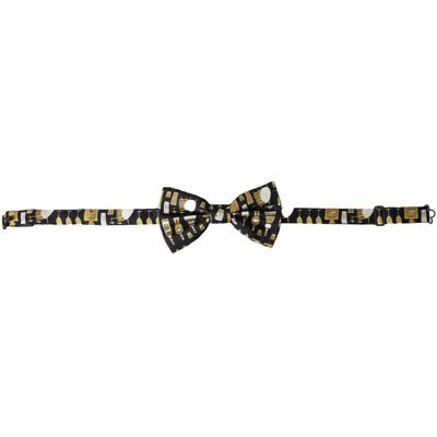 Dolce & Gabbana Formelle Seidenfliege Ft3955 Schwarz Einheitsgröße Dolce & Gabbana Formelle Seidenfliege Ft3955 Schwarz Einheitsgröße