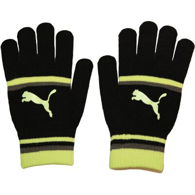 Puma - Damen Mit Streifen - Handschuhe (Schwarz/Reflektierendes Gelb) Schwarz S Puma - Damen Mit Streifen - Handschuhe (Schwarz/Reflektierendes Gelb) Schwarz S