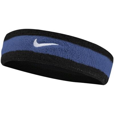 Nike - Stirnband (Schwarz/Blau/Weiß) Schwarz Einheitsgröße Nike - Stirnband (Schwarz/Blau/Weiß) Schwarz Einheitsgröße