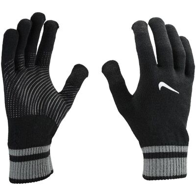 Nike - Handschuhe für Herren, Jerseyware, Mit Silikon-Noppen (Schwarz) Schwarz L Nike - Handschuhe für Herren, Jerseyware, Mit Silikon-Noppen (Schwarz) Schwarz L