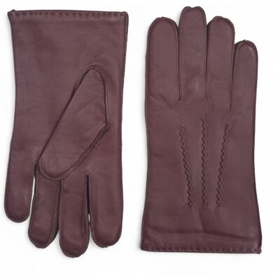Infinity Leather Herrenhandschuhe aus kastanienbraunem italienischem Leder mit warmem Wollfutter, Winter-Ziernahtdesign, Reit- und Fahrhandschuhe für Freizeit und Freizeit Kastanie M Infinity Leather Herrenhandschuhe aus kastanienbraunem italienischem Leder mit warmem Wollfutter, Winter-Ziernahtdesign, Reit- und Fahrhandschuhe für Freizeit und Freizeit Kastanie M