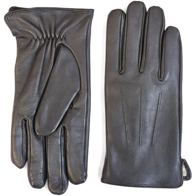 Infinity Leather Braune Herrenhandschuhe aus italienischem Leder mit warmem Wollfutter, ideal für Winter, Reiten und Autofahren. Dunkelbraun XL Infinity Leather Braune Herrenhandschuhe aus italienischem Leder mit warmem Wollfutter, ideal für Winter, Reiten und Autofahren. Dunkelbraun XL