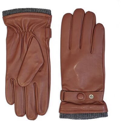 Infinity Leather Herrenhandschuhe aus hellbraunem italienischem Leder mit warmem Wollfutter, ideal für Winter, Radfahren, Autofahren und Freizeit. Kastanie S Infinity Leather Herrenhandschuhe aus hellbraunem italienischem Leder mit warmem Wollfutter, ideal für Winter, Radfahren, Autofahren und Freizeit. Kastanie S
