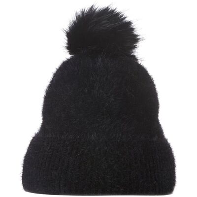 Australia Luxe Fantastische schwarze Mütze Schwarz Einheitsgröße Australia Luxe Fantastische schwarze Mütze Schwarz Einheitsgröße