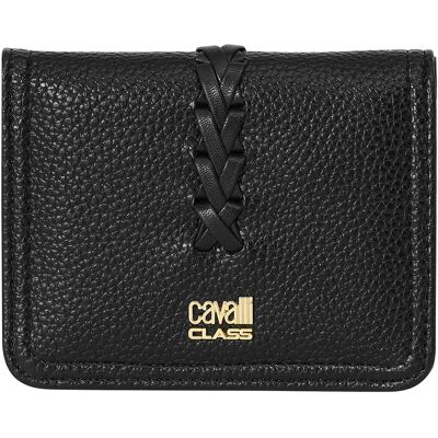 Cavalli Class Kleines Damen-Geldbörsen-Kartenetui CCSW0190 Schwarz Einheitsgröße Cavalli Class Kleines Damen-Geldbörsen-Kartenetui CCSW0190 Schwarz Einheitsgröße