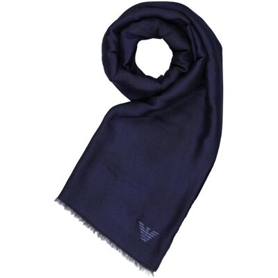 Emporio Armani Schal Blau Einheitsgröße Emporio Armani Schal Blau Einheitsgröße