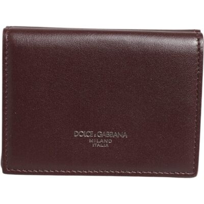 Dolce & Gabbana Leder geprägt Logo Dreifach Kartenhalter für Herren Dunkelbraun Braun Einheitsgröße Dolce & Gabbana Leder geprägt Logo Dreifach Kartenhalter für Herren Dunkelbraun Braun Einheitsgröße