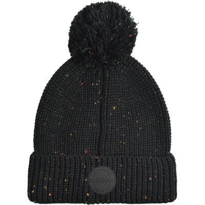Lambretta - Mütze, Bommel (Schwarz) Schwarz Einheitsgröße Lambretta - Mütze, Bommel (Schwarz) Schwarz Einheitsgröße