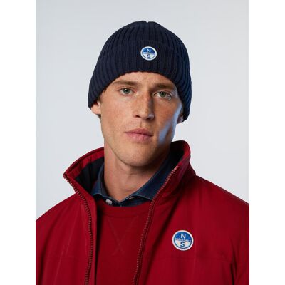 North Sails Beanie Gerippter Strick mit Fleecefutter Navy blau Einheitsgröße North Sails Beanie Gerippter Strick mit Fleecefutter Navy blau Einheitsgröße