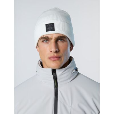 North Sails Beanie Mit North Tech Patch Weiß Einheitsgröße North Sails Beanie Mit North Tech Patch Weiß Einheitsgröße